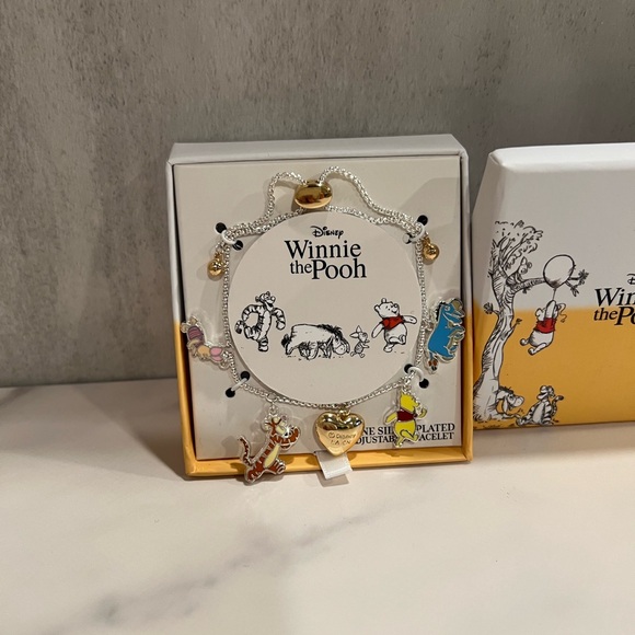 Disney Winnie the Pooh Silver and Gold Charm Bracelet - Picture 2 of 4